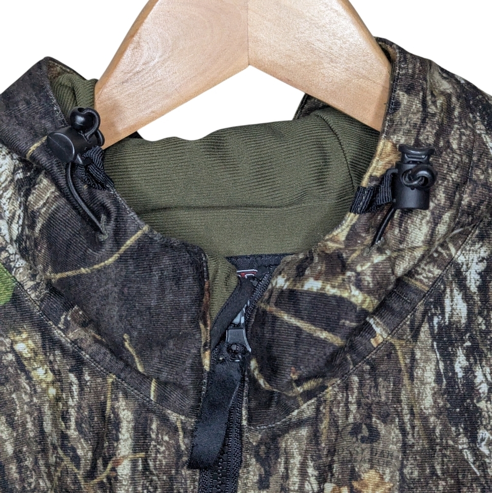 Sports Afield Jacket Men’s XL Camo Hooded Full Zip Hunting Realtree Style Lined - Picture 4 of 16